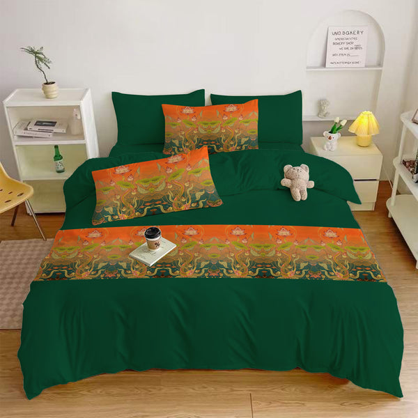 Lotus Land Bedsheet (Set of 6 pieces)