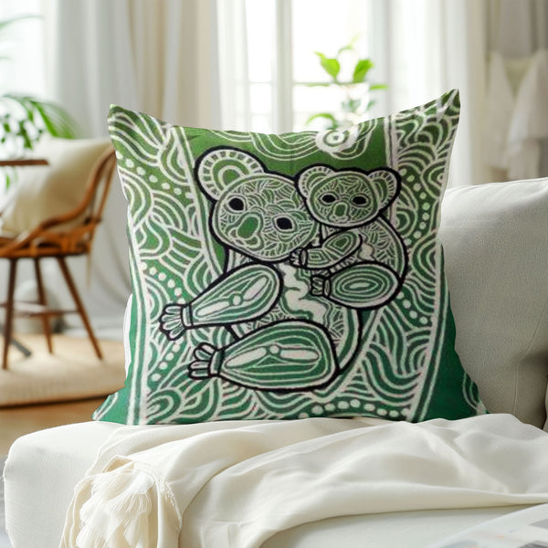 Koala Cuddles Cushion Cover