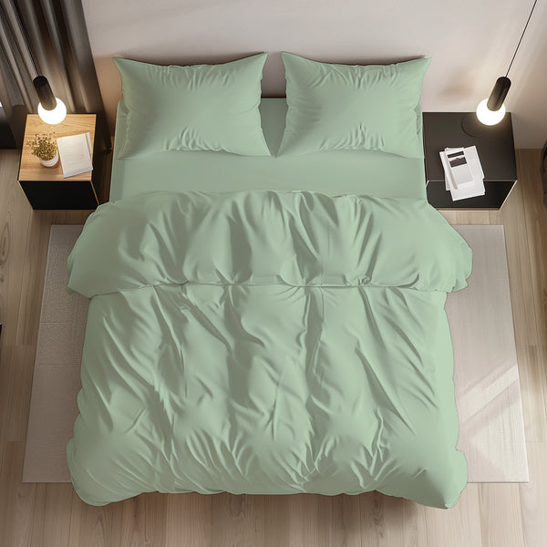 Jacquard Mint Green Bedsheet (Set of 3 + 2 free products)