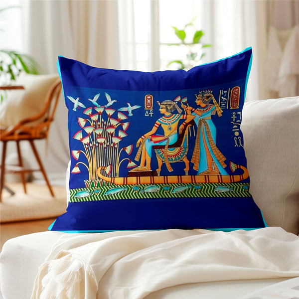 Blue Lily of Nile Cushion Cover