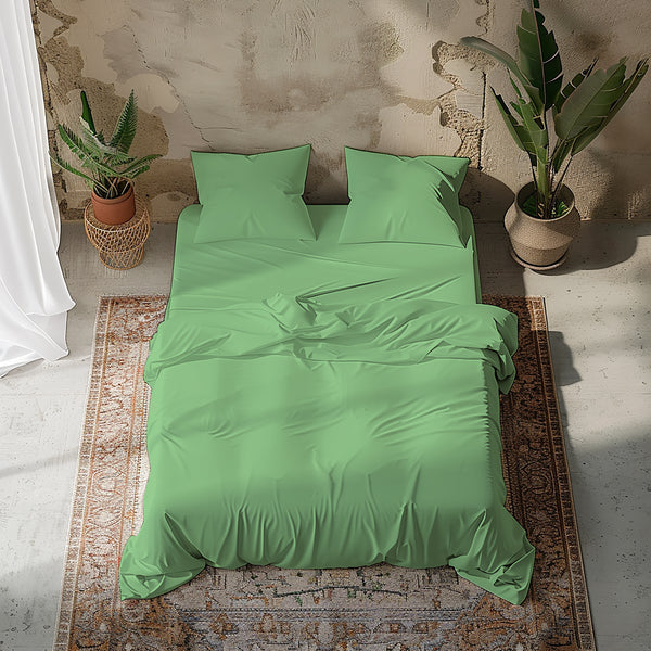 Sage Green Bedsheet (Set of 3 + 2 free products)