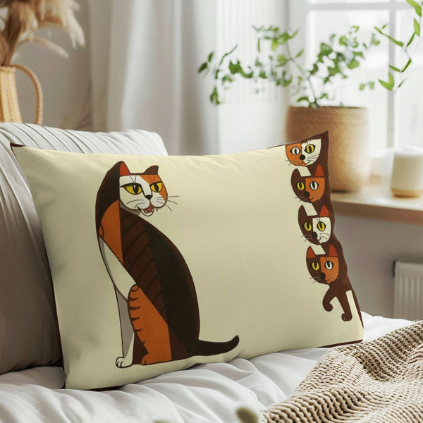 Neko Cubism Pillow Cover (Set of 2)