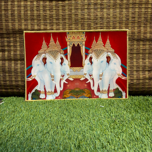 Airavat Dining Table Mat & Runner Set