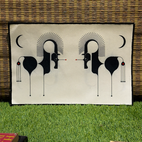 Black Unicorn Dining Table Mat Set