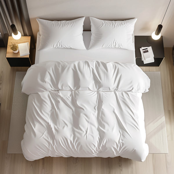 Pure White Bedsheet (Set of 3 + 2 free products)